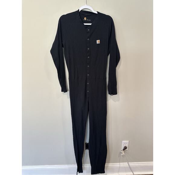 Carhartt mens Base Force Classic Thermal Layer Union Suit large Black 2551